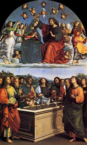 RAFFAELLO Sanzio The Crowning of the Virgin oil painting image